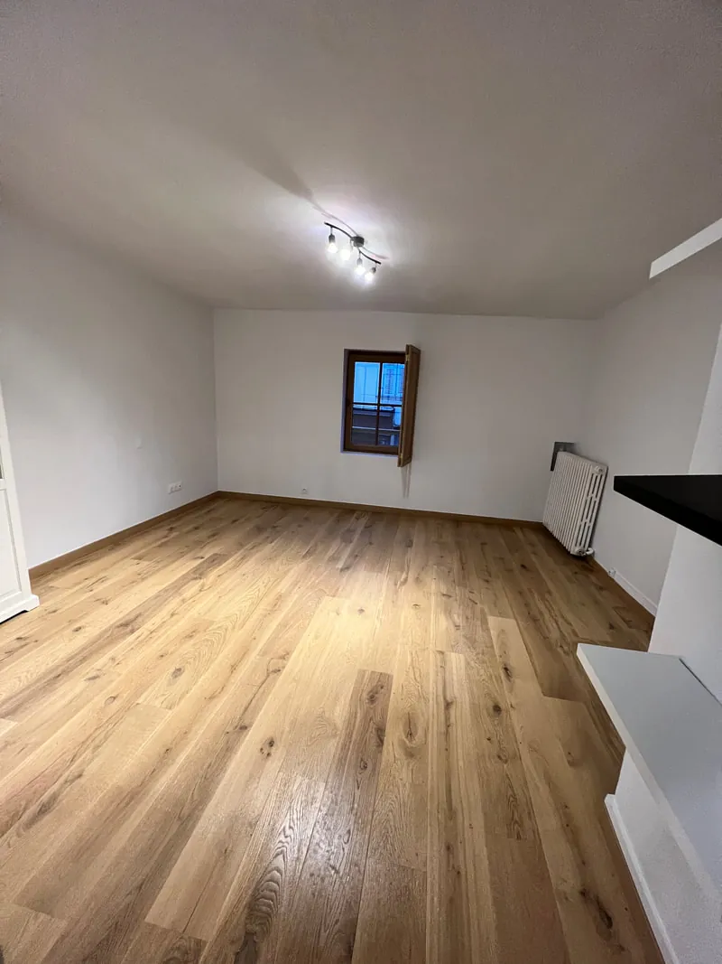 Parquet chêne posé